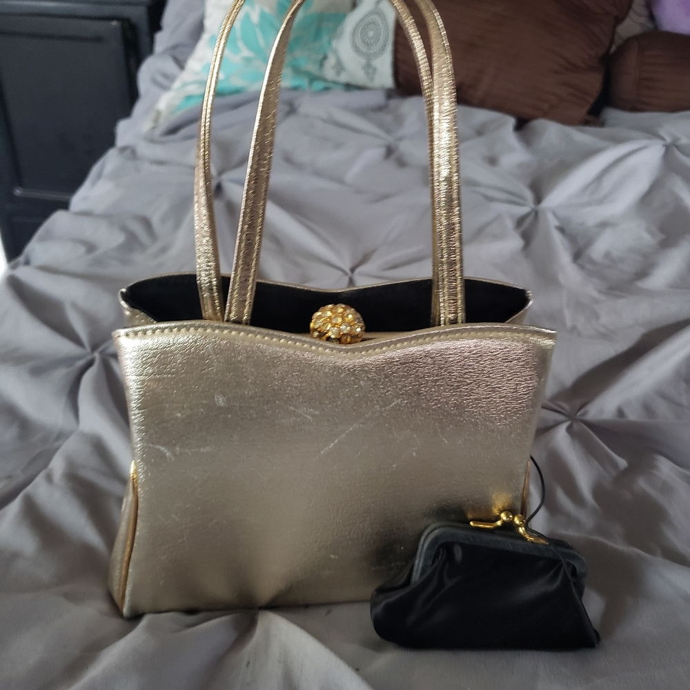 Vintage gold lame'